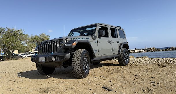 JEEP WRANGLER Hybride gasoline Cabrio met elektrisch Sunroof Unlimited 4xe 380 Rubicon 