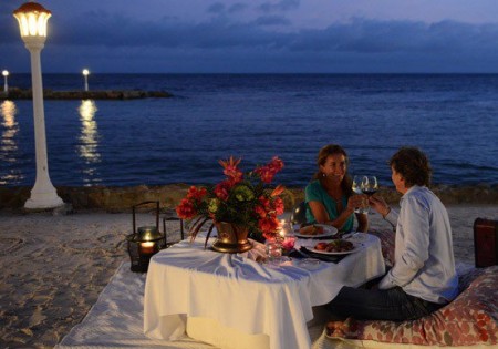 Dinner on the beach