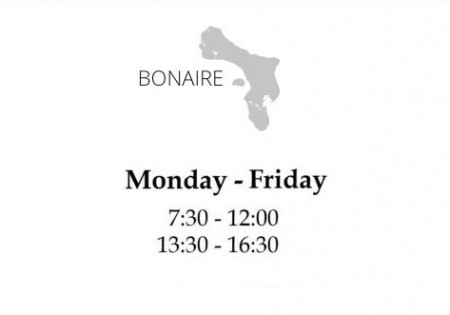 OPENING HOURS BONAIRE